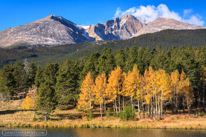 Longs Peak Autumn and Cloud