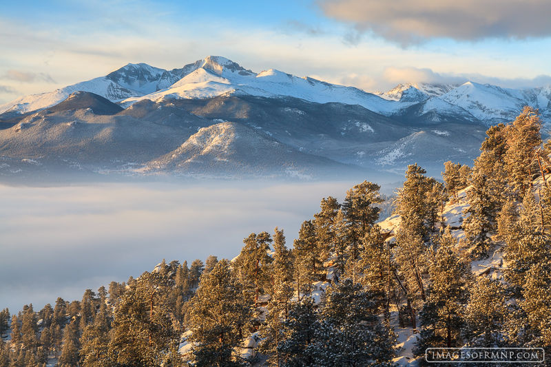 December Above The Clouds print