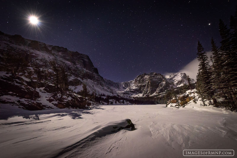 Moonlight at the Loch print