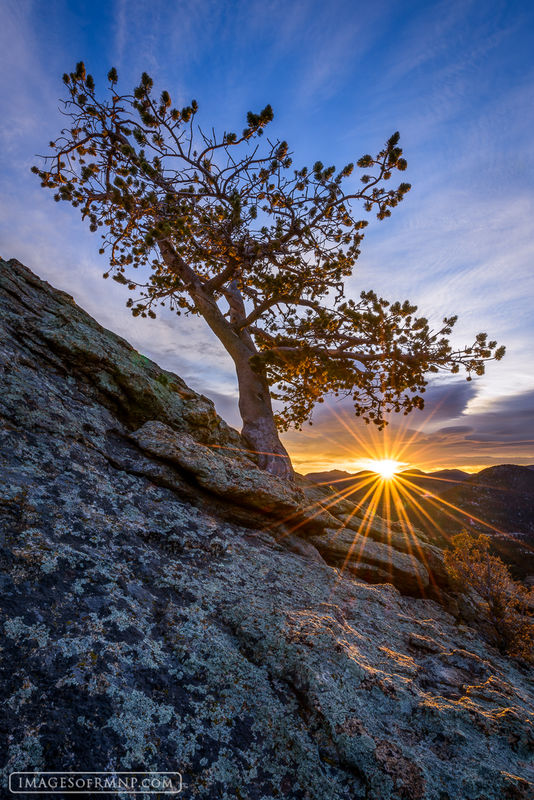 Sunrise from the Cliff print