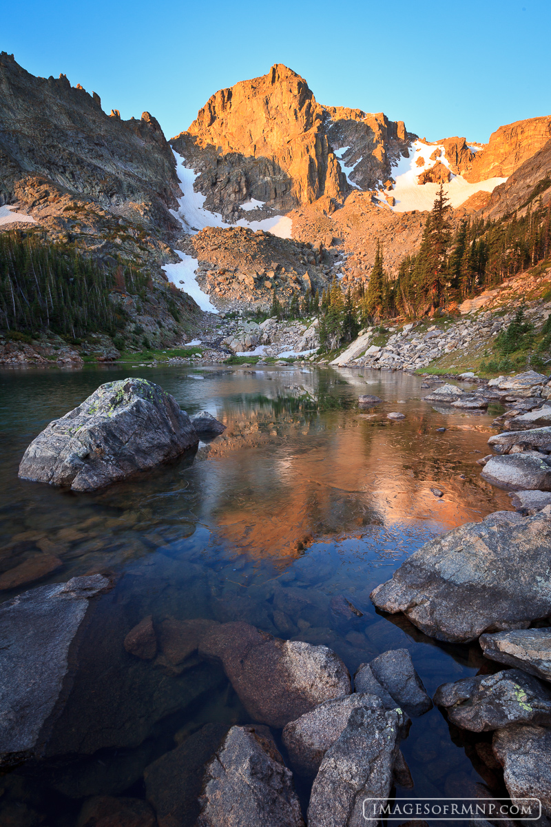 Alpine Jewel This morning I spent sunrise at a little visited alpine lake. It required an early start but it was well worth it. It was a cold...