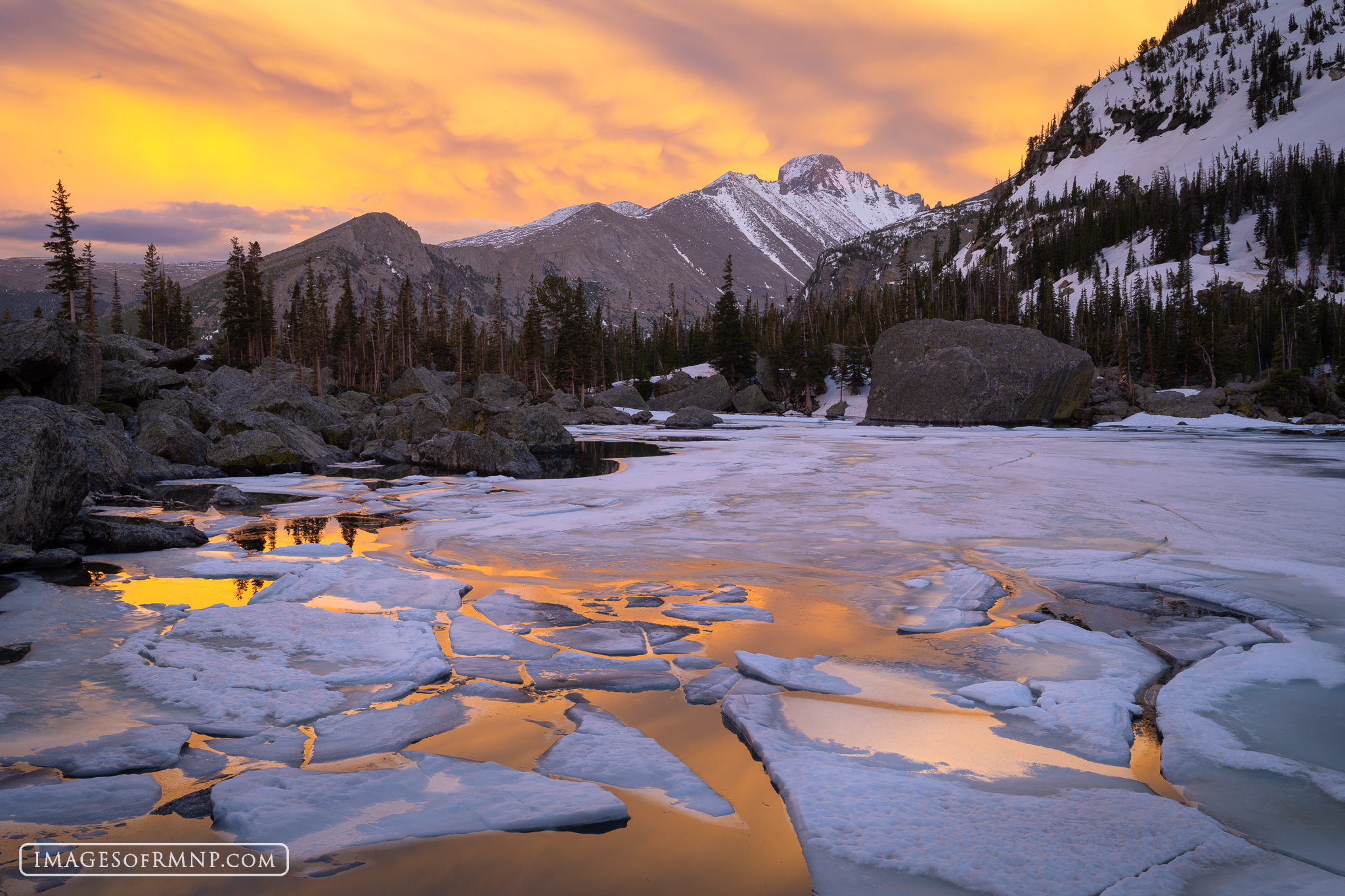 Sunset | Images of Rocky Mountain National Park, image size:2048x1365