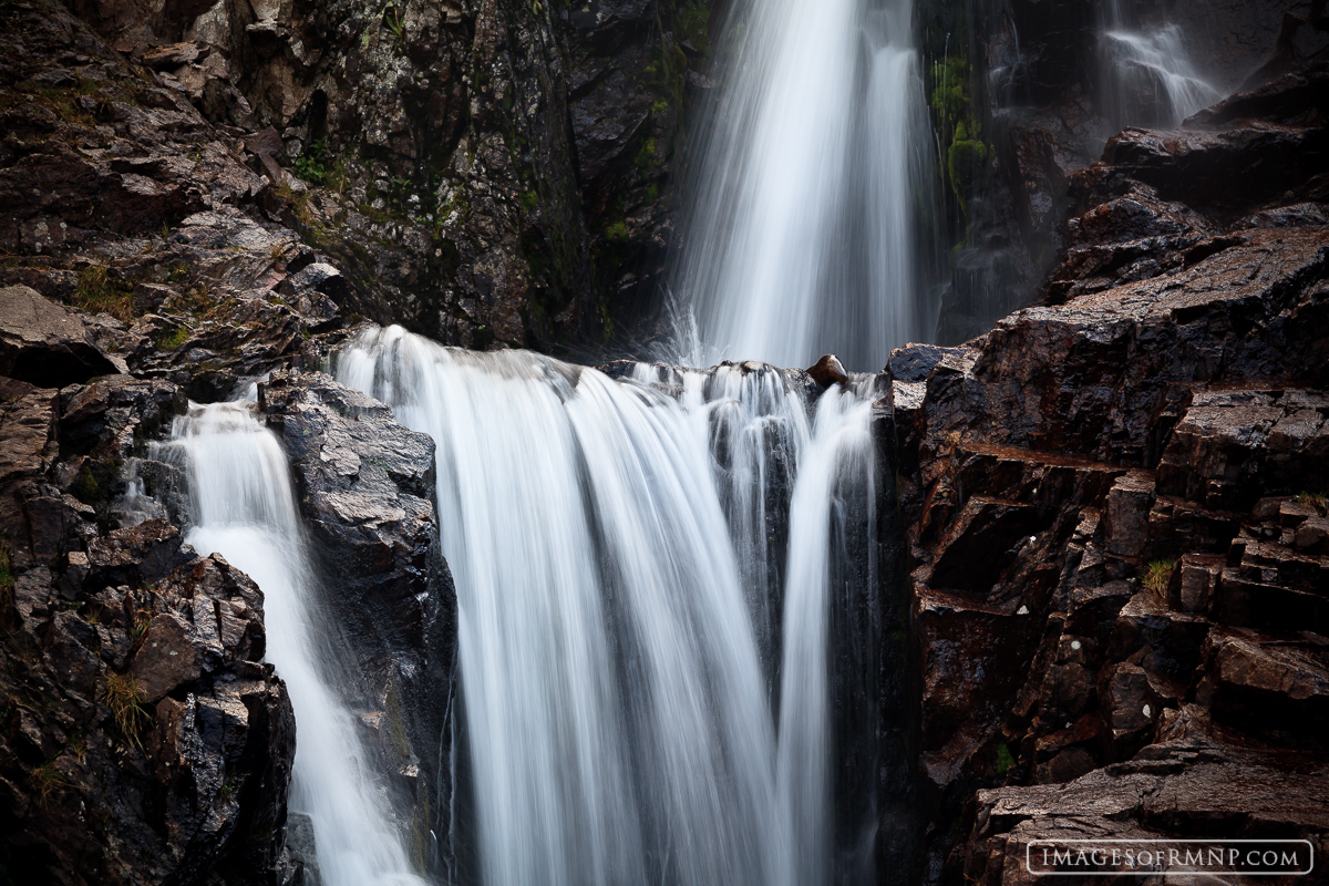 This waterfall is rather out of the way and takes a bit of effort to get to. On this evening I was shooting a small tarn nearby...