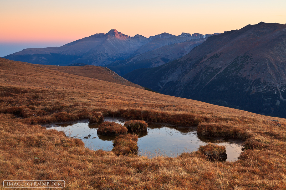 Autumn in the tundra is almost as good as autumn amongst the aspen. On this night we had a very gentle sunset which softly lit...