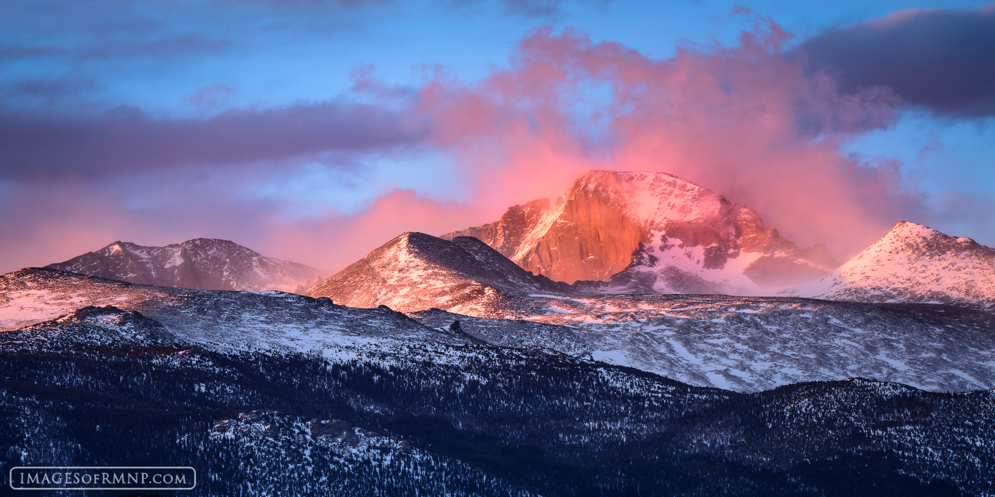 On this morning we were treated to a spectacular sunrise on Longs Peak for a brief minute. In these special moments time seems...