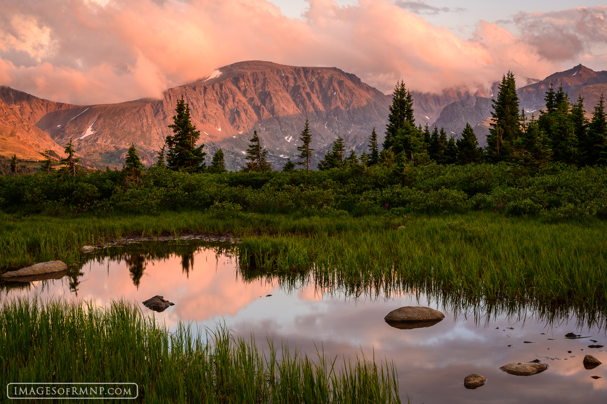 On a quiet evening deep in the backcountry of Rocky Mountain National Park a peaceful stillness prevailed. There was barely a...