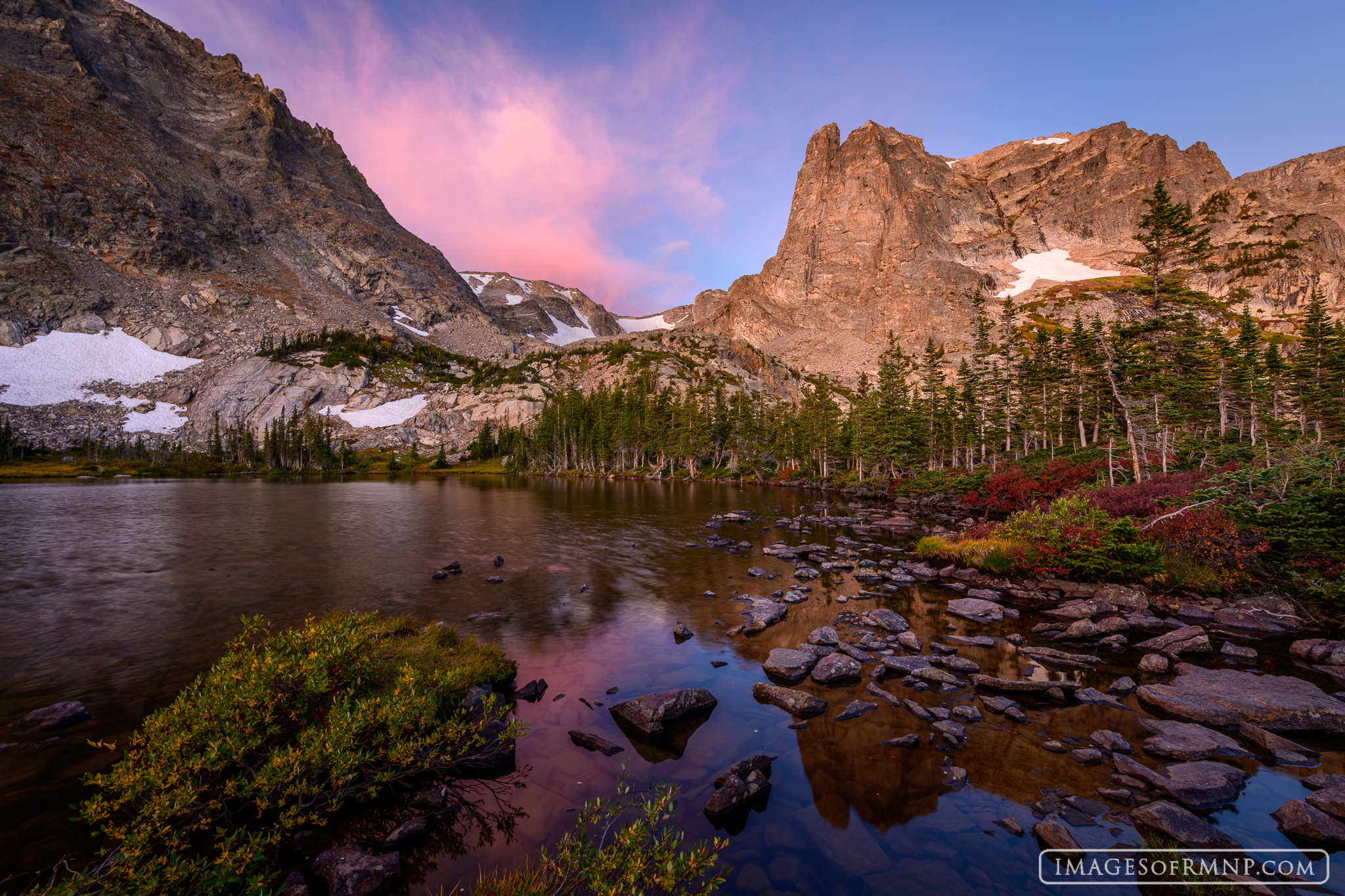 Autumn at tree line is often a magical experience. The air is brisk and the winds speak of the coming winter while the grasses...