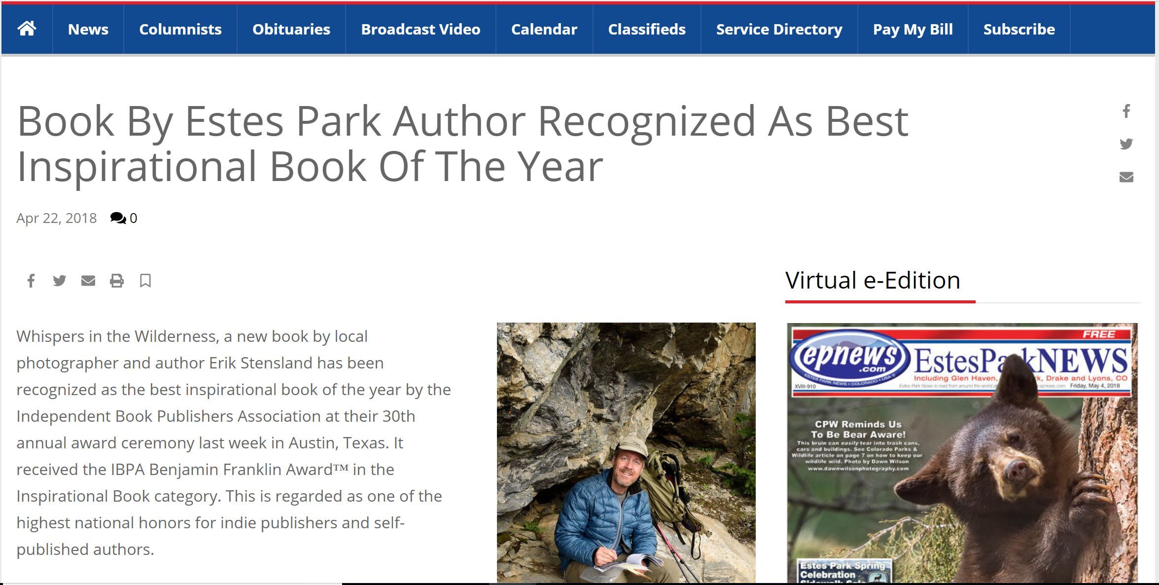 Estes Park News Estes Park News